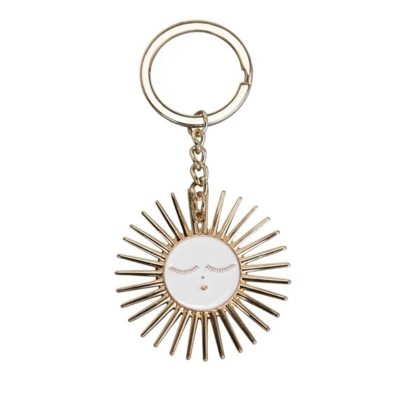 Schlüsselanhänger "Sun" - 5 cm (Gold) von räder Design