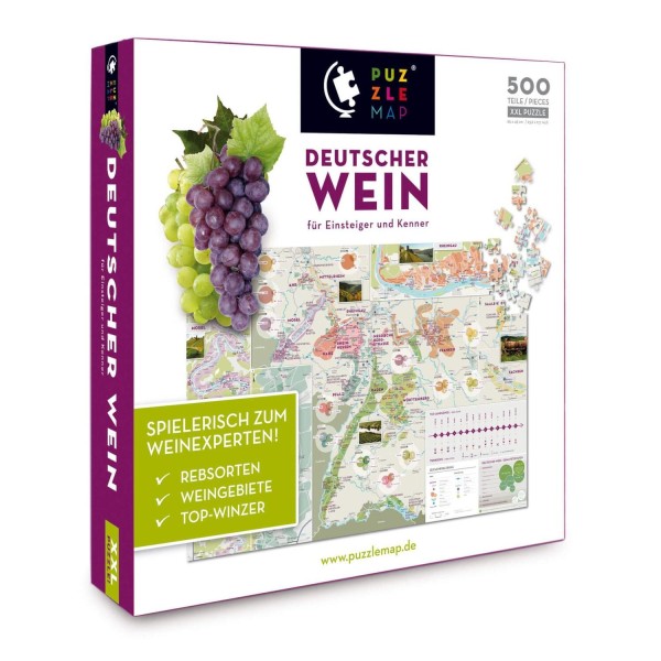 Puzzle "Deutscher Wein" von PuzzleMap