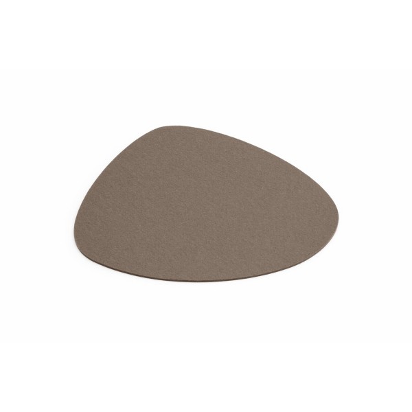 Filz-Untersetzer "Stone" - 34x29 cm (Graubraun/Taupe) von HEY-SIGN