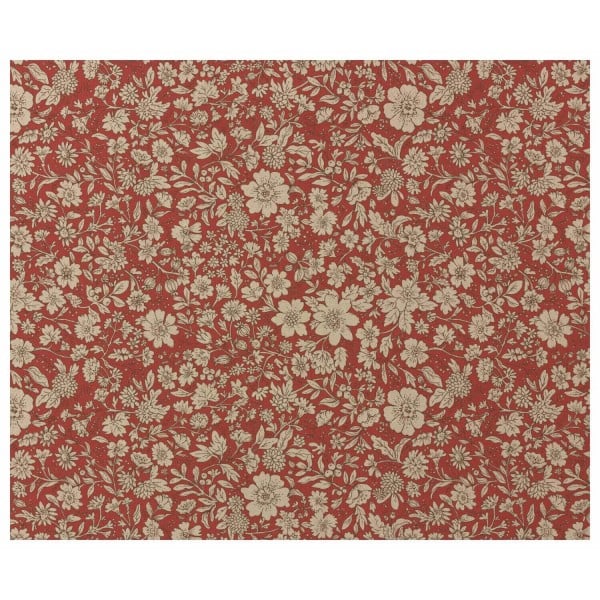 Maileg Geschenkpapier "Blossom" - 10 m (Rot)