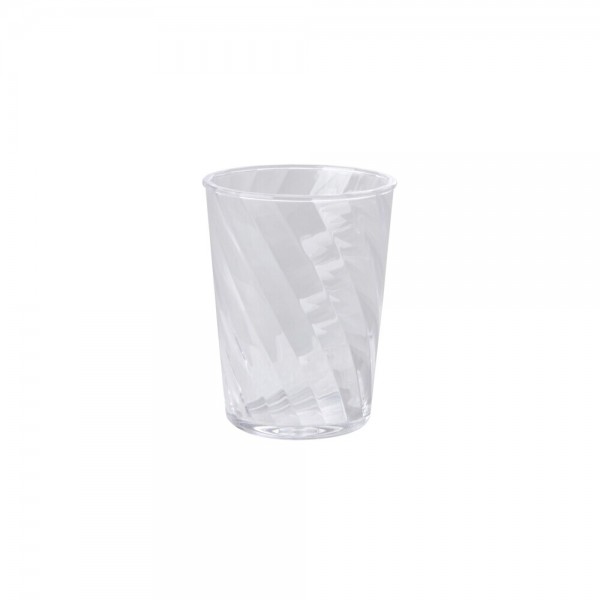 rice Wasserglas / Tumbler "Acrylic" - 340 ml (Transparent/Swirl)