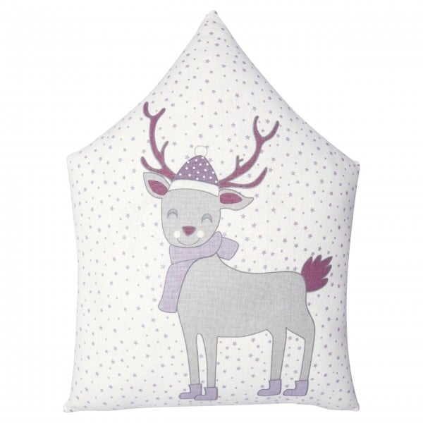 Kuschelige Träume mit dem GreenGate Kissen mit Aufdruck "Deer" (Lavender) - 30x40cm