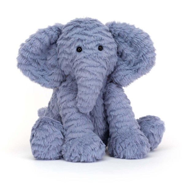 Jellycat Kuscheltier Elefant "Fuddlewuddle" - M (Blau)
