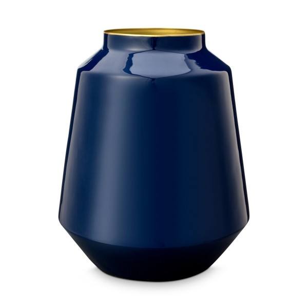 Pip Studio Vase aus Metal - 29cm (Blau)