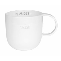 Tasse "DINING - Plaudertasse" - 300ml (Weiß) von räder Design