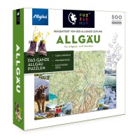 PuzzleMap "Allgäu" von puzzlemap