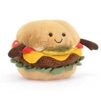 Jellycat Kuscheltier Burger "Amuseable" - 12 cm