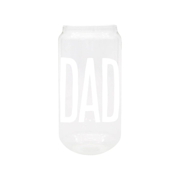 Trinkglas hoch "Dad" von Eulenschnitt