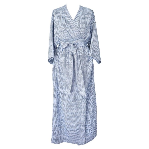 GreenGate Kimono "Anneli" - One Size (Blue Jacquard)