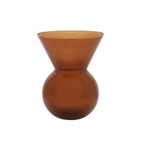 Glas-Vase - ø12x15cm (Orange) von Urban Nature Culture