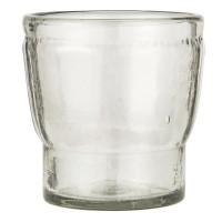 Ib Laursen Blumentopf aus Glas mit Rillen - ø 10,5 cm
