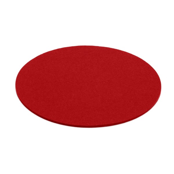 Filz-Untersetzer rund - 20 cm (Rot) von HEY-SIGN