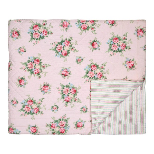 GreenGate Quilt "Aurelia" - 220x140 cm (Pale Pink)