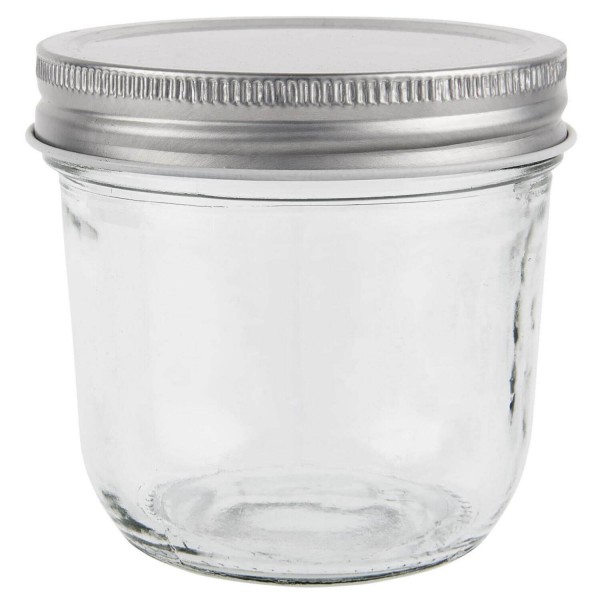 Ib Laursen Glas mit Silberdeckel - 225 ml