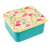 Cooles Flamingo-Design für gute Laune in der Mittagspause - Lunchbox "Flamingo Bay"