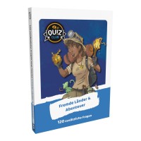 Gesellschaftsspiel Erweiterung "Quiz Club - Charakter Pack Fremde Länder und Abenteuer" von Funtails