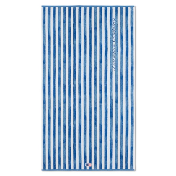 Strandtuch - 100x180cm (Blau/Weiß) von Lexington