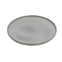 Flacher Teller "Pearl" - 27 cm (Grau) von Voß