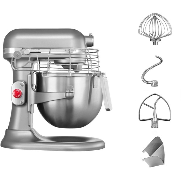 KitchenAid "Professional" Küchenmaschine mit Schüsselheber (Silber) 6,9 L