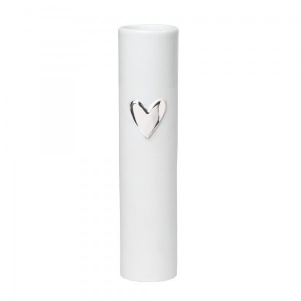 Vase "LIVING - Herz Silber" von räder Design