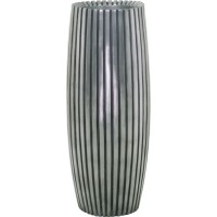 Vase "Lines" - ø 20 cm (Silber) von fleur ami