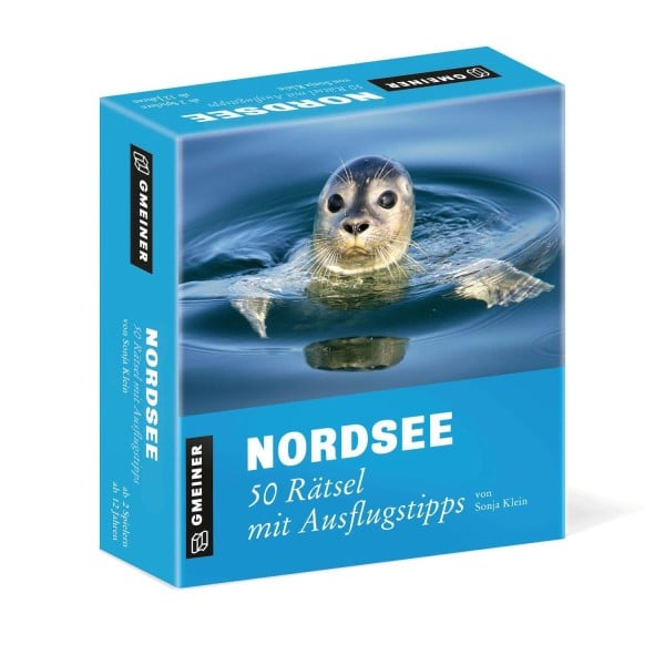 Gesellschaftsspiel "Nordsee - 50 Rätsel mit Ausflugtipps" von Gmeiner