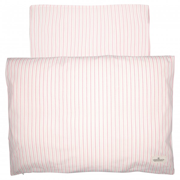 GreenGate Baby-Bettbezug "Sari" (Pale pink) - 70x100cm